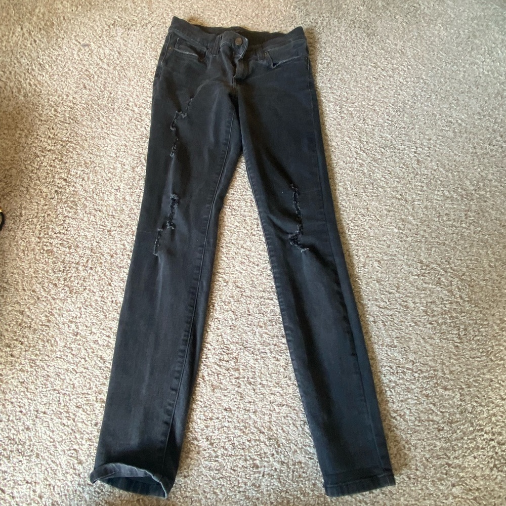 Banana republic jeans! Slightly distressed.